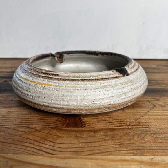 VTG Bitossi Italy Ashtray Aldo Londi Rosenthal Netter Ceramic Cigar Tobacco MCM - Picture 4 of 6